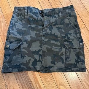 Camo Mini Skirt